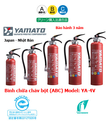 Bình chữa cháy Nhật Bản ABC các loại