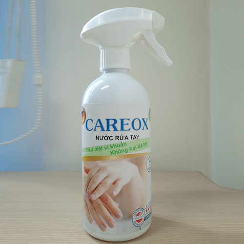 Nước rửa tay khô Careox của Đức chống virus,vi khuẩn