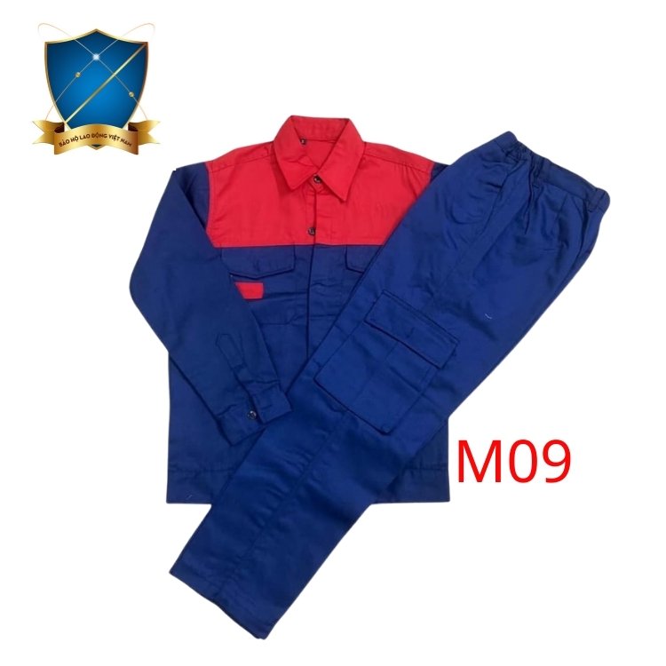 Quần áo bảo hộ lao động M09 chất liệu kaki liên doanh