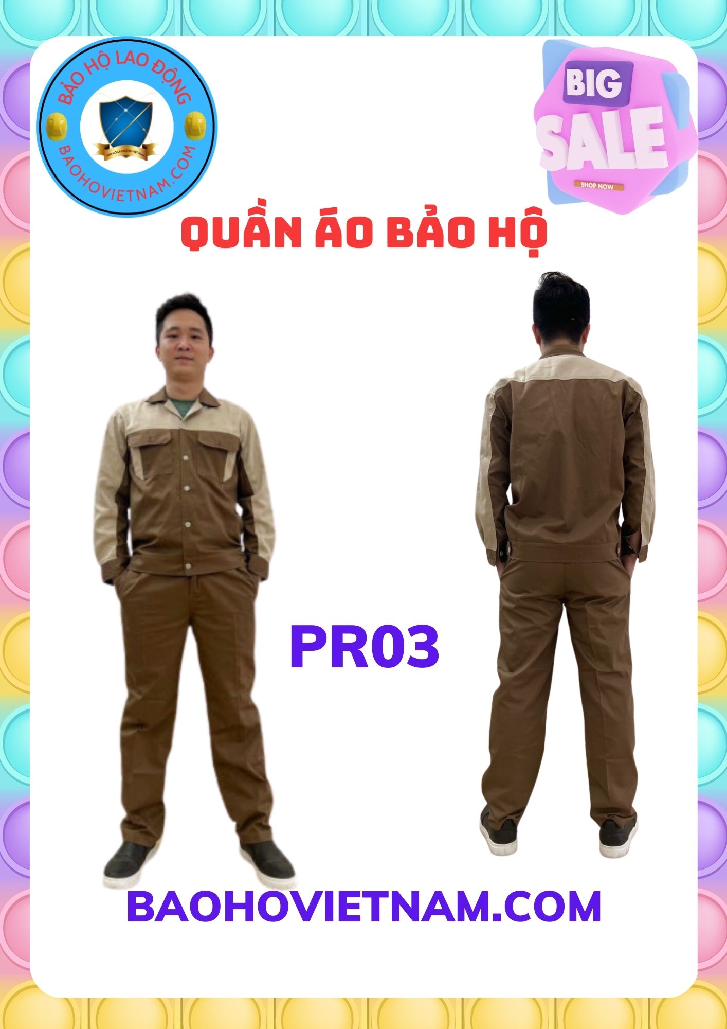 Quần áo bảo hộ lao động vải Pangrim Hàn Quốc