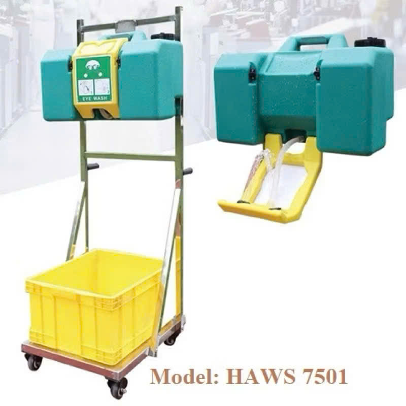 BỒN RỬA MẮT KHẨN CẤP DI ĐỘNG 35 LÍT – HAWS7501