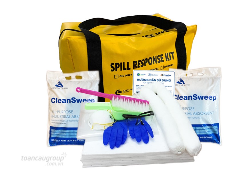 Bộ ứng cứu tràn dầu và hóa chất 50L (Spill Kit 50L)