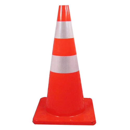Cọc tiêu nhựa mềm PVC cao 70cm có tay cầm
