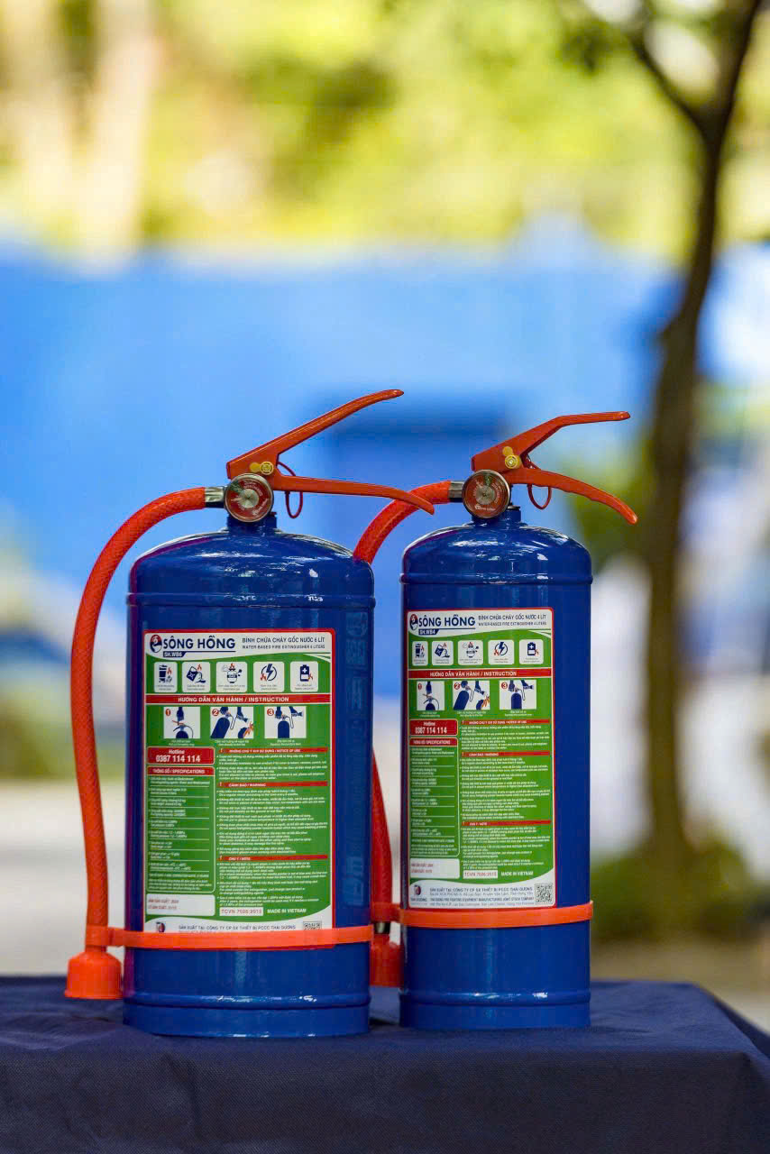 Bình chữa cháy Gốc Nước 6 Lít (Có Kiểm Định)